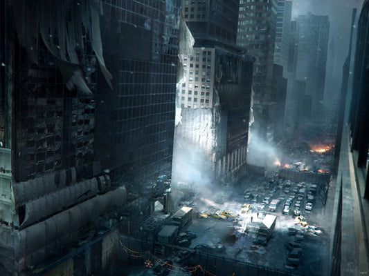 Tom Clancy's The Division Dark Ruins City Game Wall Art Print Poster