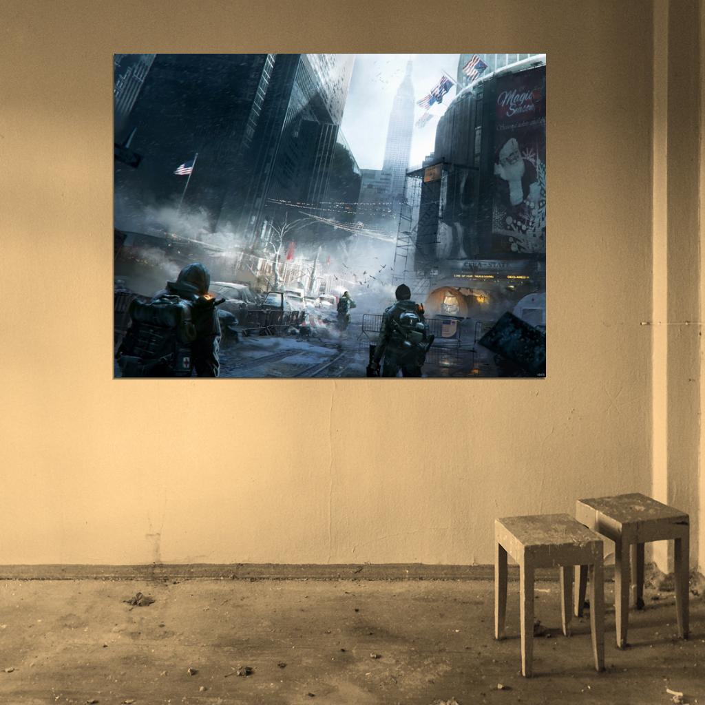 Tom Clancy's The Division Ruins City Game Wall Art Print Poster