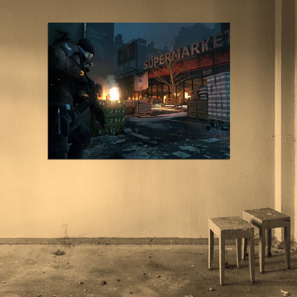 Tom Clancy's The Division Awesome Fight Game Wall Art Print Poster
