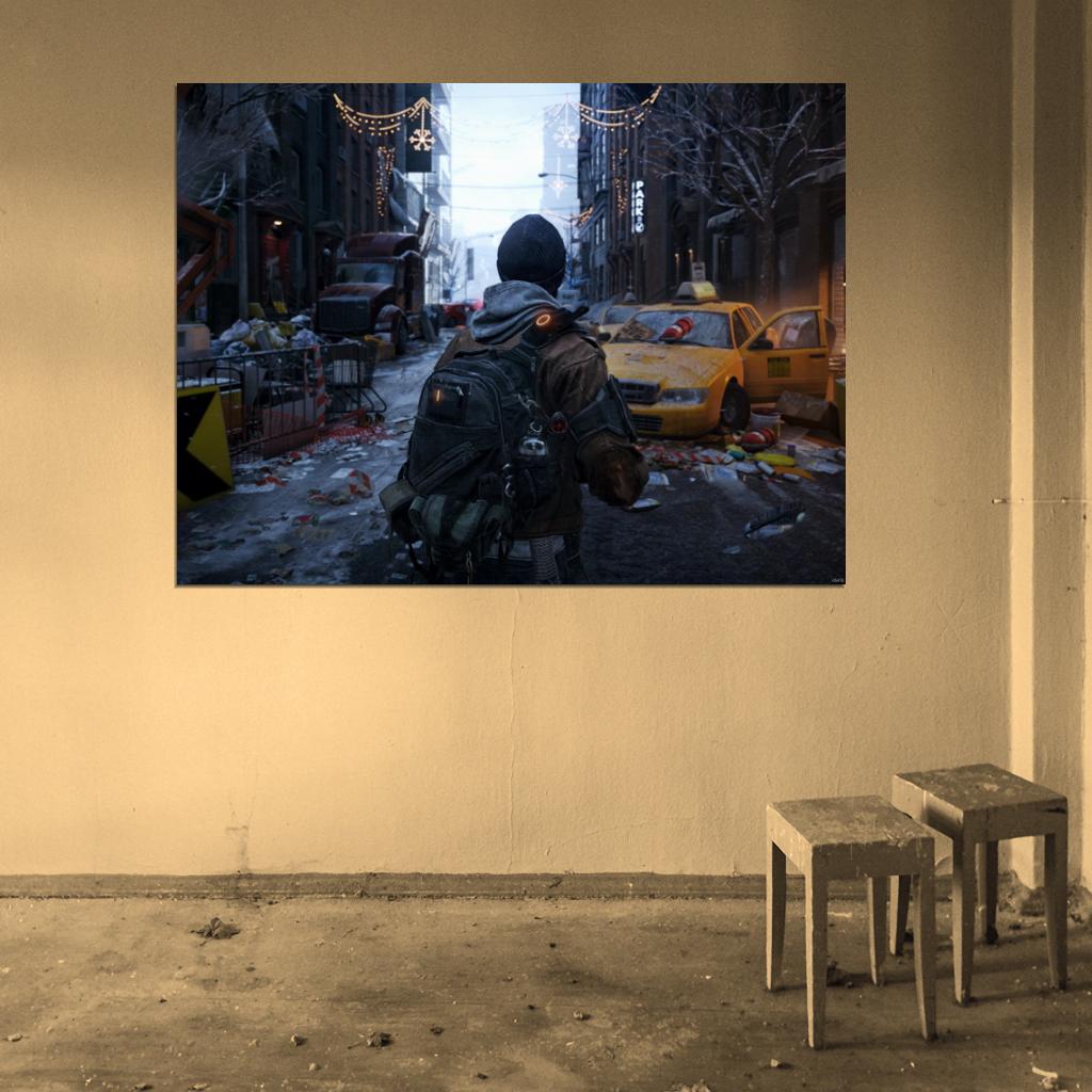 Tom Clancy's The Division Ruins City Video Game Wall Art Print Poster