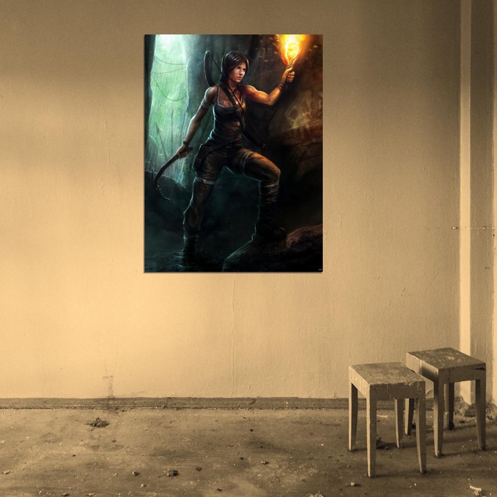 Tomb Raider Lara Croft Awesome Game Wall Art Print Poster