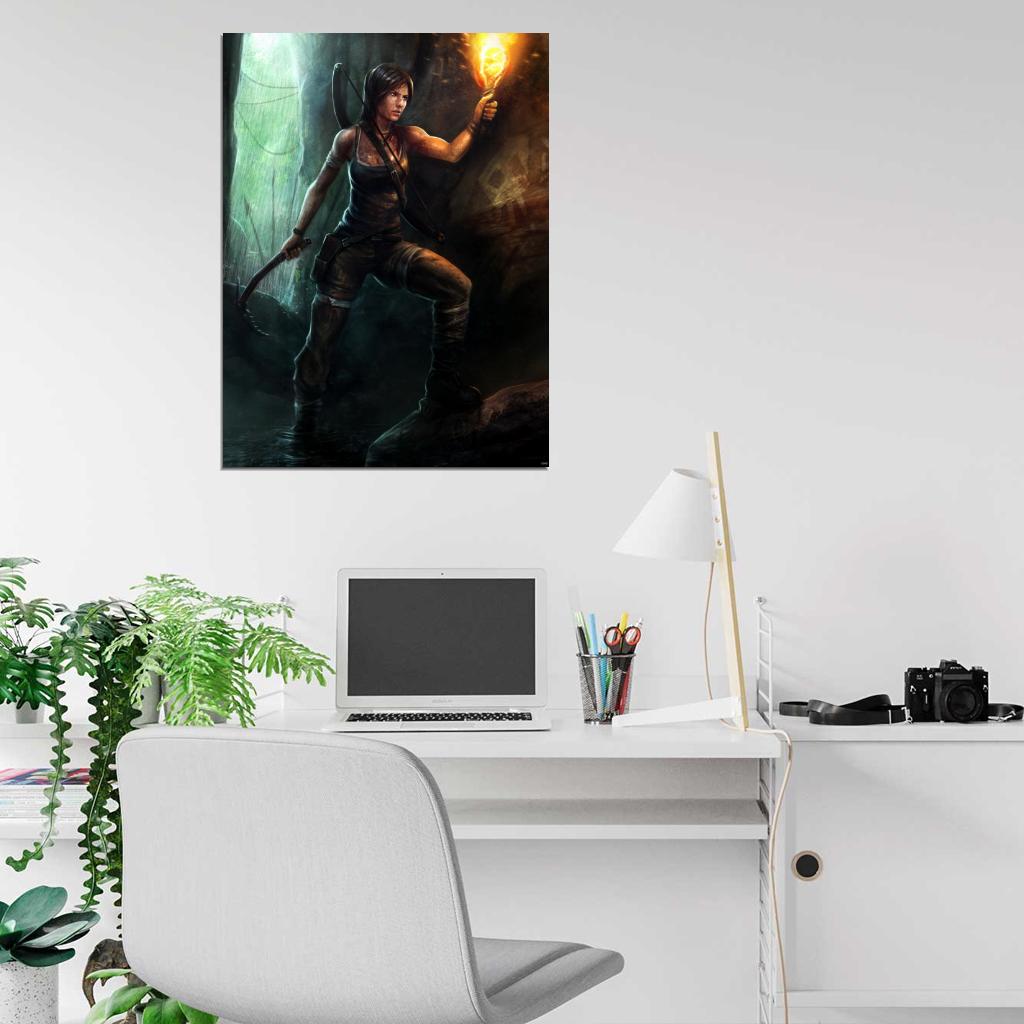Tomb Raider Lara Croft Awesome Game Wall Art Print Poster