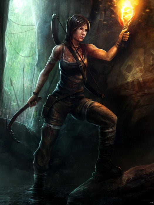 Tomb Raider Lara Croft Awesome Game Wall Art Print Poster