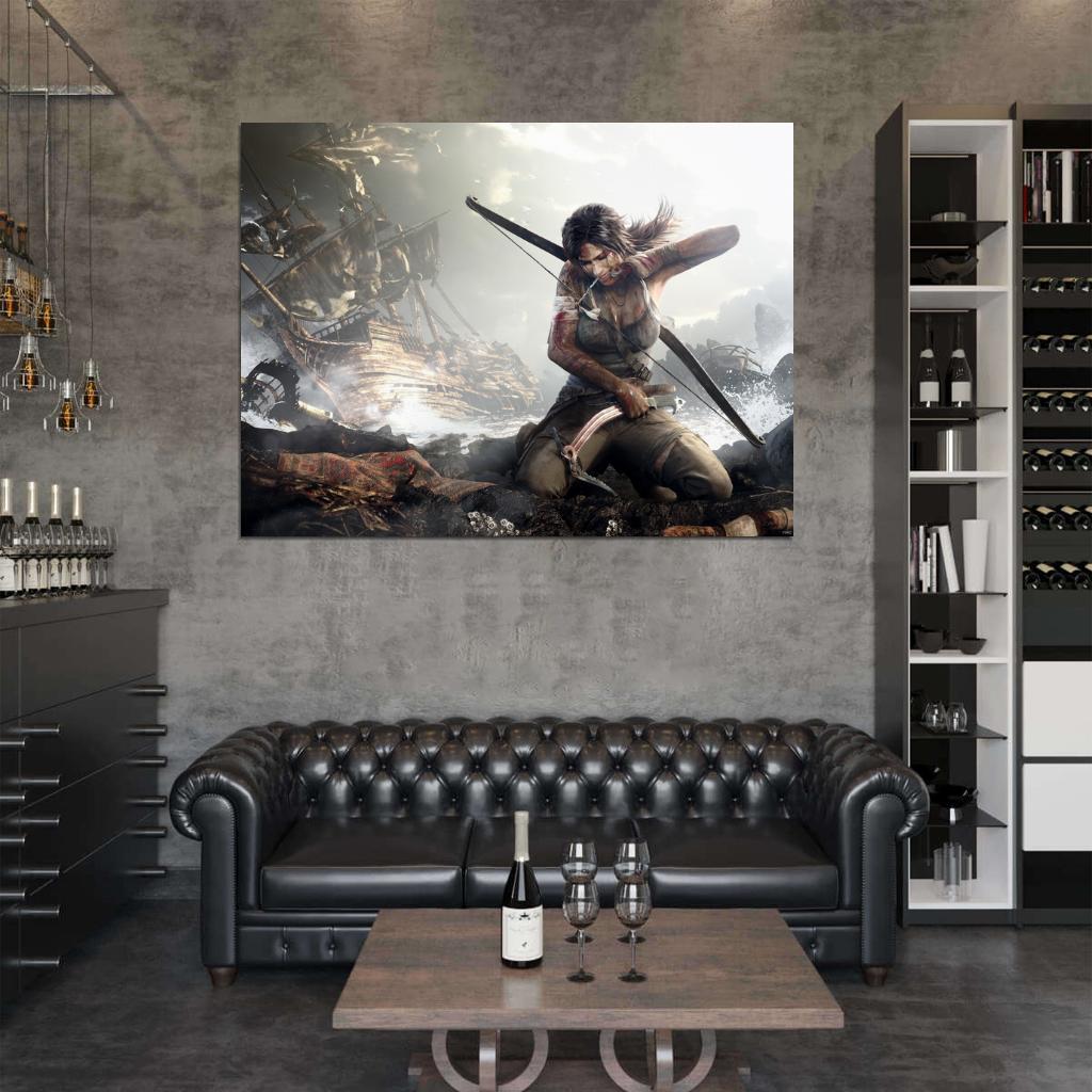 Tomb Raider Lara Croft Video Game Wall Art Print Poster