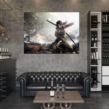 Tomb Raider Lara Croft Video Game Wall Art Print Poster