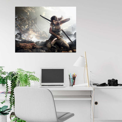 Tomb Raider Lara Croft Video Game Wall Art Print Poster