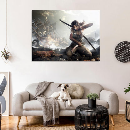 Tomb Raider Lara Croft Video Game Wall Art Print Poster
