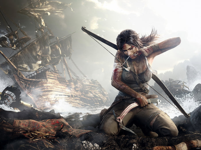 Tomb Raider Lara Croft Video Game Wall Art Print Poster