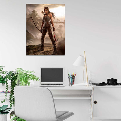 Tomb Raider Lara Croft Awesome Amazing Game Wall Art Print Poster