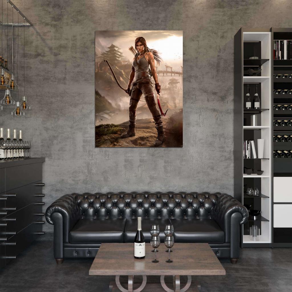 Tomb Raider Lara Croft Awesome Amazing Game Wall Art Print Poster