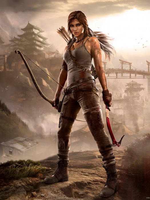 Tomb Raider Lara Croft Awesome Amazing Game Wall Art Print Poster