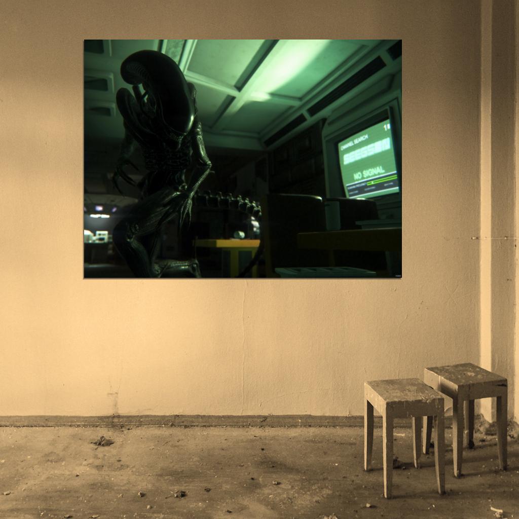 Alien Isolation Xenomorph Video Game Wall Art Print Poster
