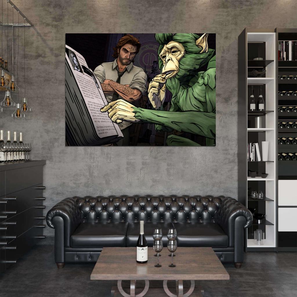 The Wolf Among Us Video Game Wall Art Print Poster