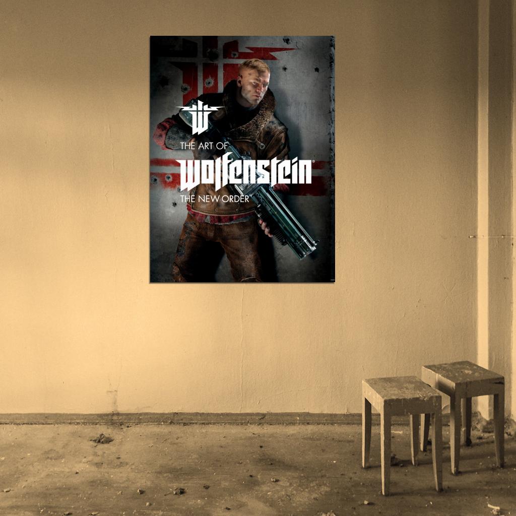 Wolfenstein The New Order Video Game Wall Art Print Poster