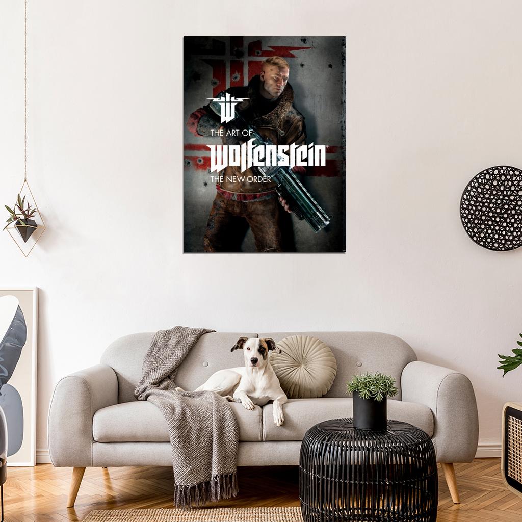 Wolfenstein The New Order Video Game Wall Art Print Poster