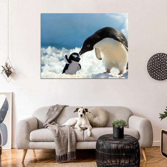 Penguin Antarctica Toy Cute Nature Wall Art Print Poster