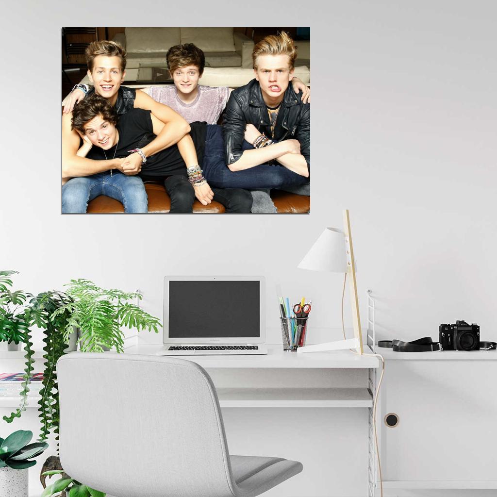 The Vamps Cute Pop Band Music Wall Art Print Poster