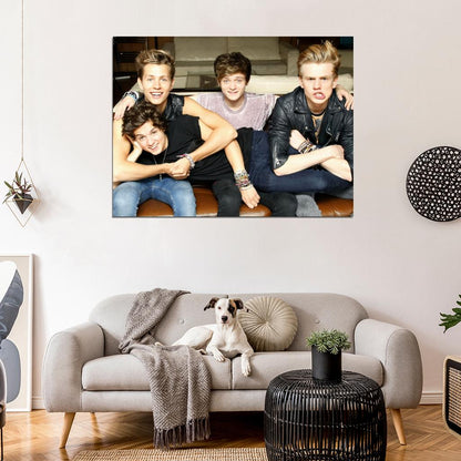 The Vamps Cute Pop Band Music Wall Art Print Poster