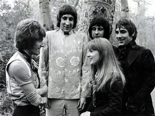 The Who Rock Band Music BW Wall Art Print Poster