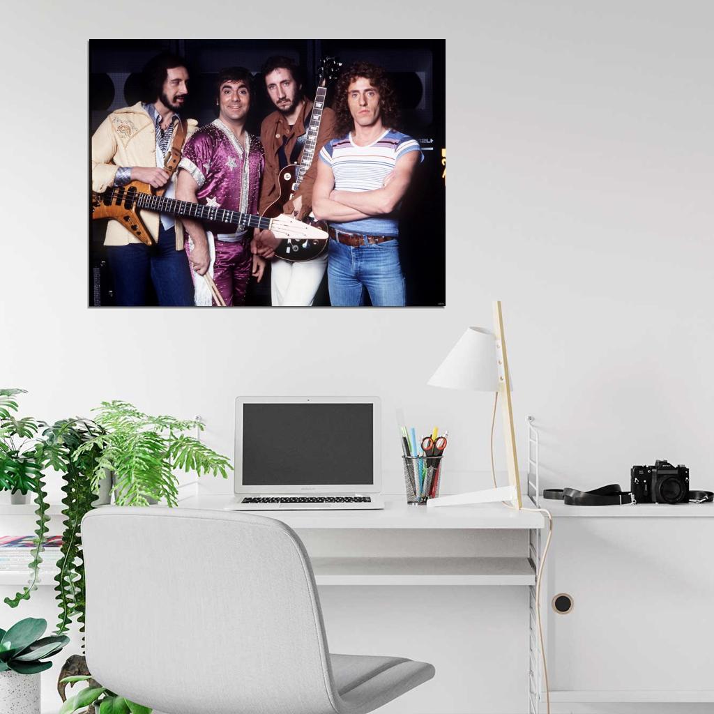 The Who Rock Music Band Group Wall Art Print Poster