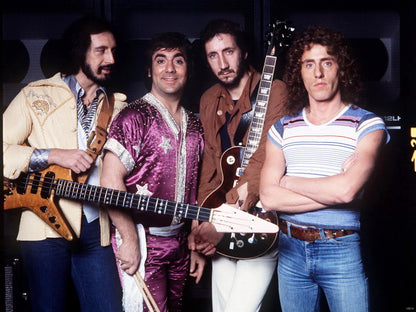 The Who Rock Music Band Group Wall Art Print Poster