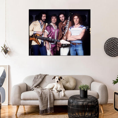 The Who Rock Music Band Group Wall Art Print Poster