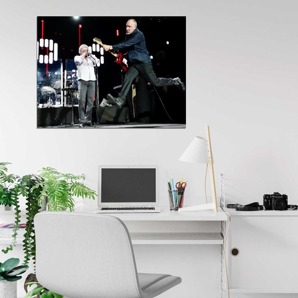 The Who Amazing Concert Rock Band Wall Art Print Poster