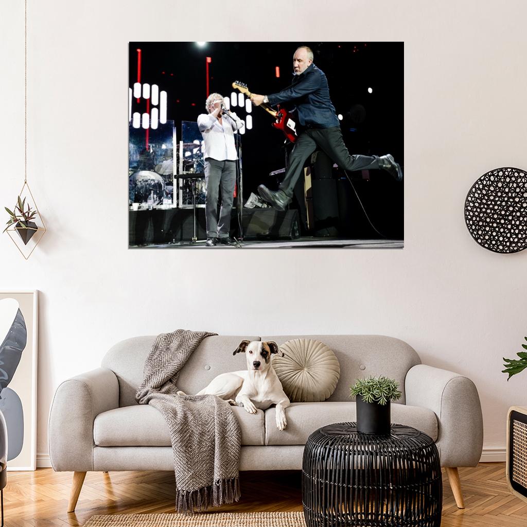 The Who Amazing Concert Rock Band Wall Art Print Poster