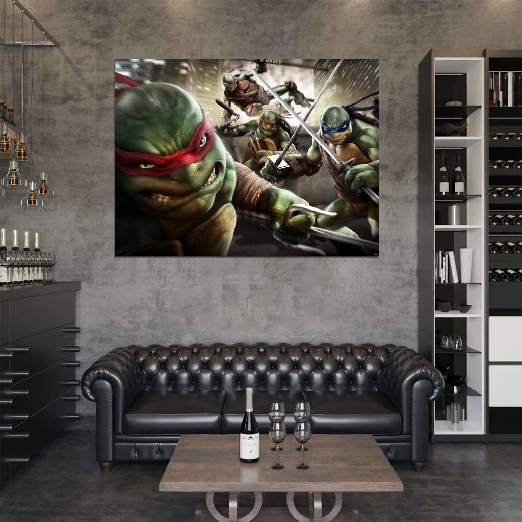 Teenage Mutant Ninja Turtles TMNT Awesome Art Wall Art Print Poster