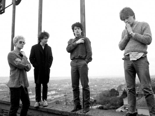 U2 Rock Band Music Vintage BW Wall Art Print Poster