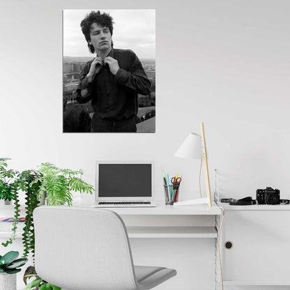 U2 Bono Rock Music Band Retro Vintage BW Wall Art Print Poster