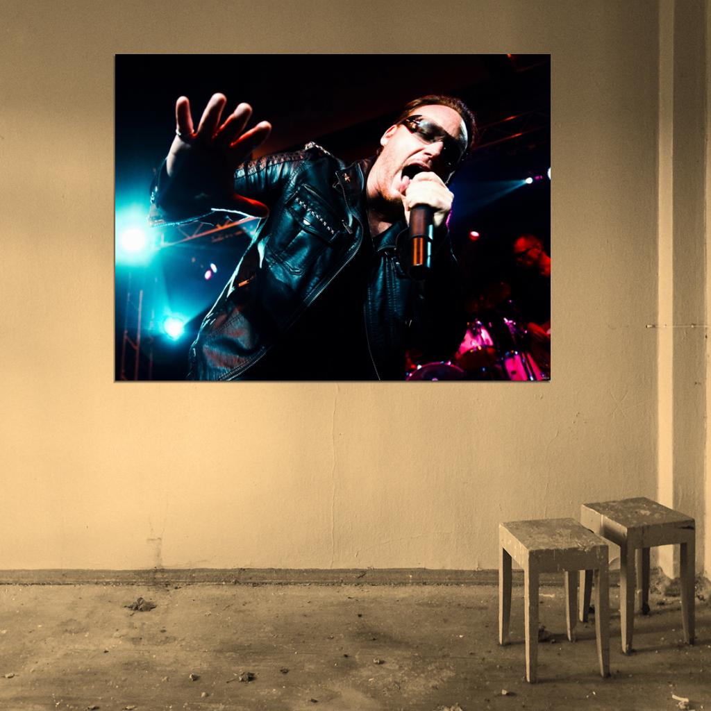U2 Rock Music Band Group Wall Art Print Poster