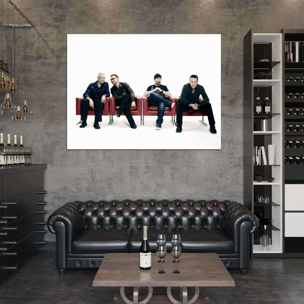 U2 No Line On The Horizon Rock Music Band Wall Art Print Poster