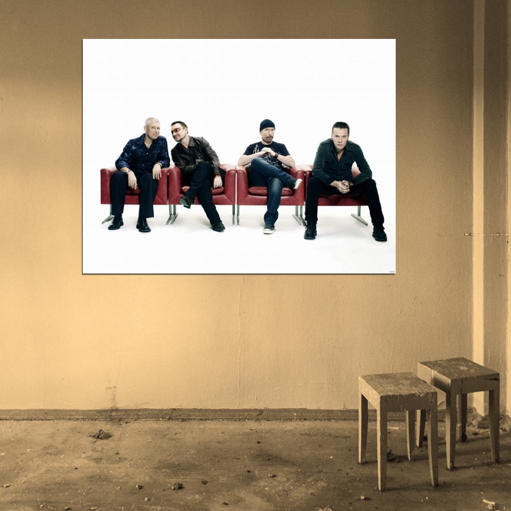 U2 No Line On The Horizon Rock Music Band Wall Art Print Poster