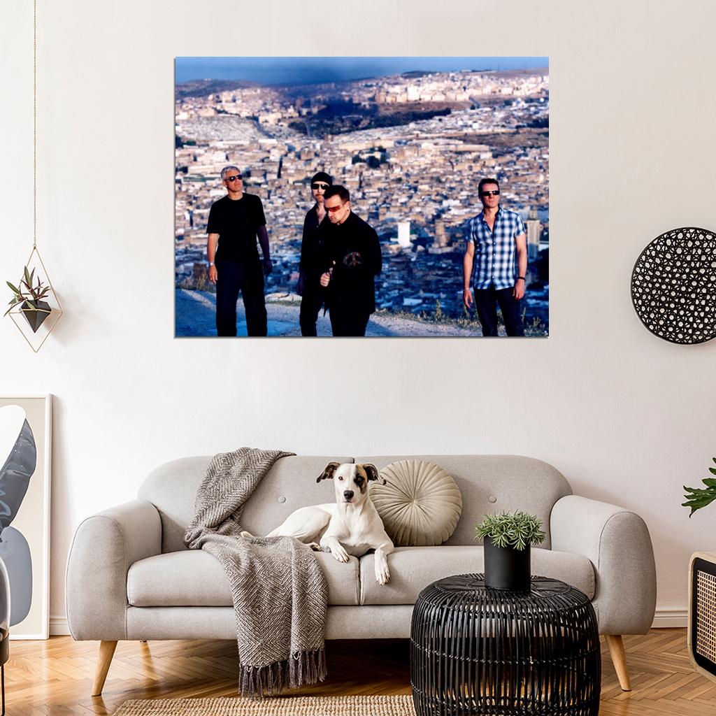 U2 Rock Music Band Landscape Wall Art Print Poster