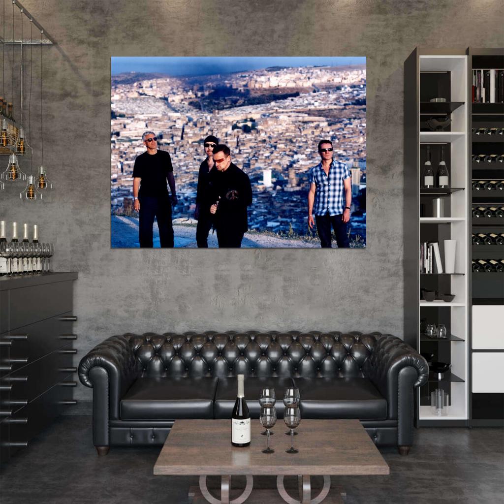 U2 Rock Music Band Landscape Wall Art Print Poster