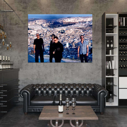 U2 Rock Music Band Landscape Wall Art Print Poster