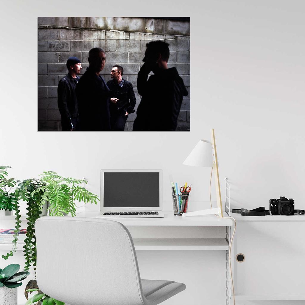 U2 Rock Music Band Group Wall Art Print Poster