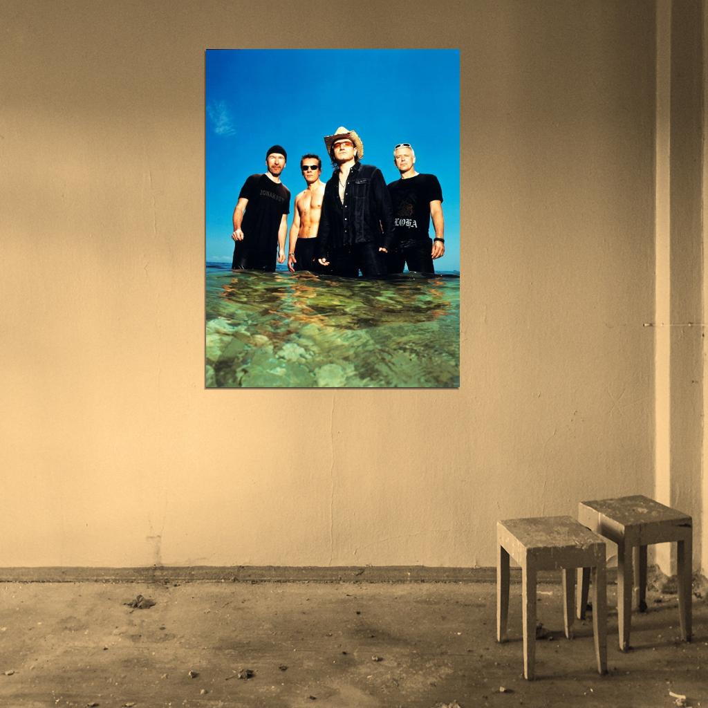 U2 Rock Music Band Amazing Wall Art Print Poster