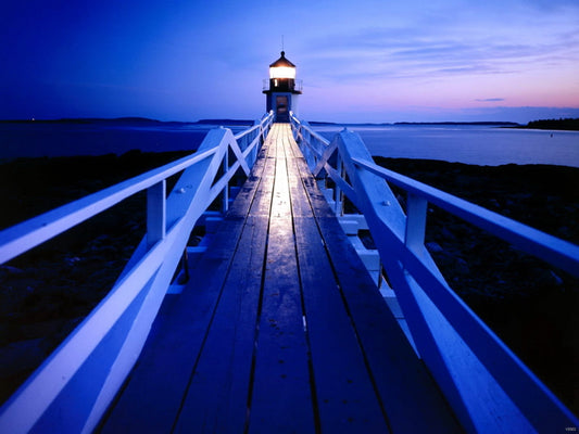 Lighthouse Night Awesome Beautiful Nature Wall Decor Room Print Poster