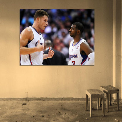 Blake Griffin Chris Paul Los Angeles Wall Art Print Poster