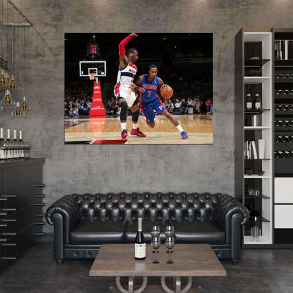 Brandon Jennings Basketball Wall Art Print Poster