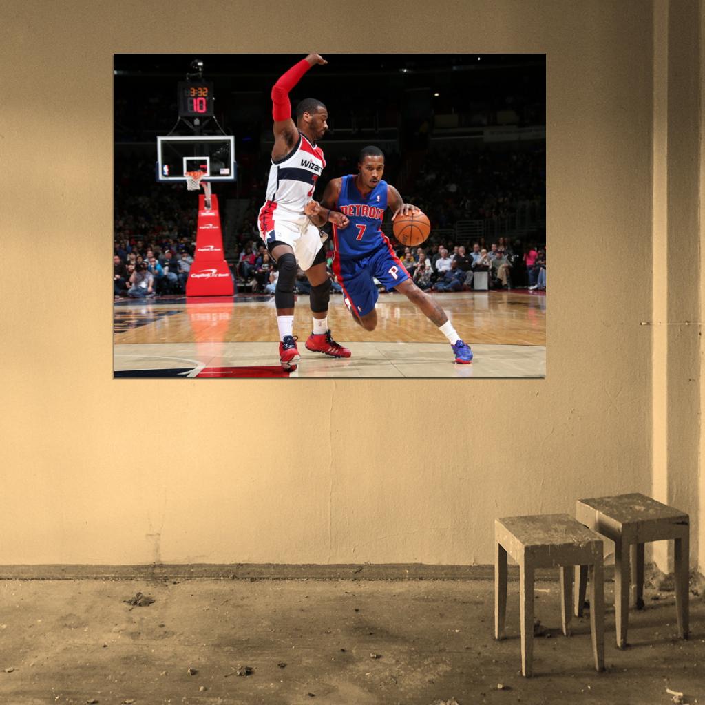 Brandon Jennings Basketball Wall Art Print Poster