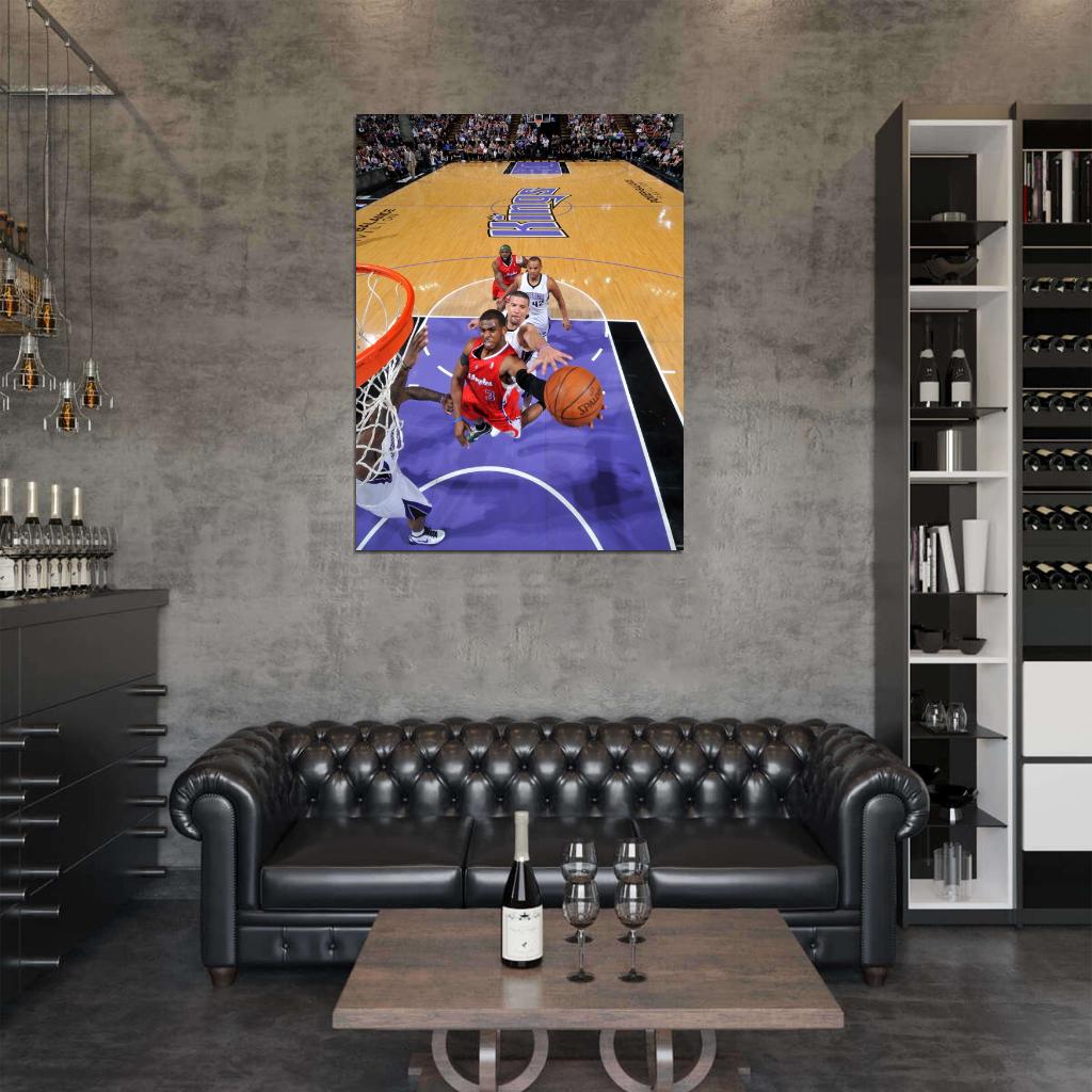 Chris Paul Layup Los Angeles Sport Wall Art Print Poster
