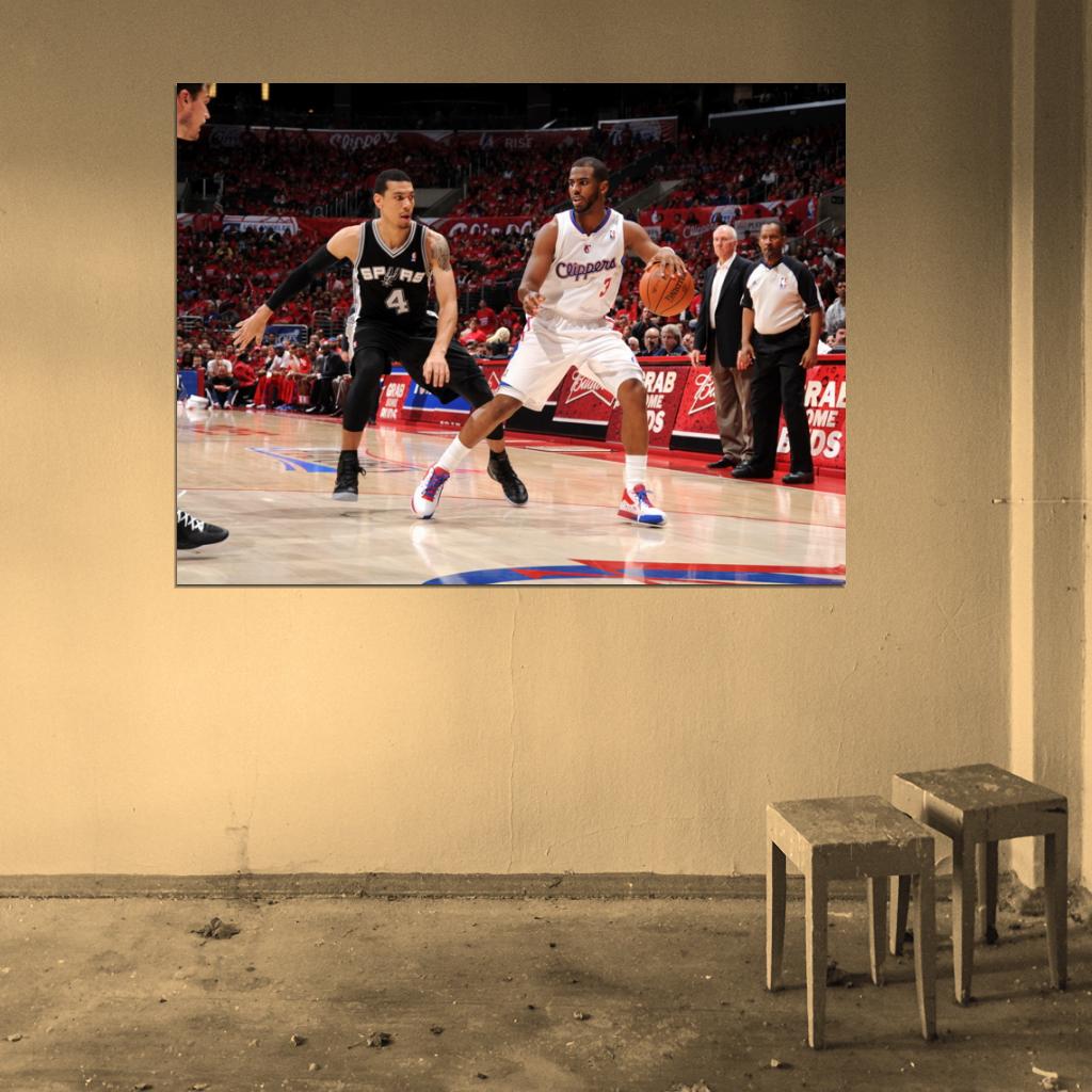 Chris Paul Los Angeles Basketball Wall Art Print Poster