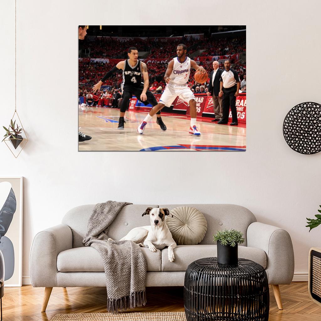 Chris Paul Los Angeles Basketball Wall Art Print Poster