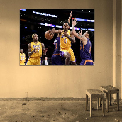 Nick Young Pass Swaggy P Los Angeles Wall Art Print Poster