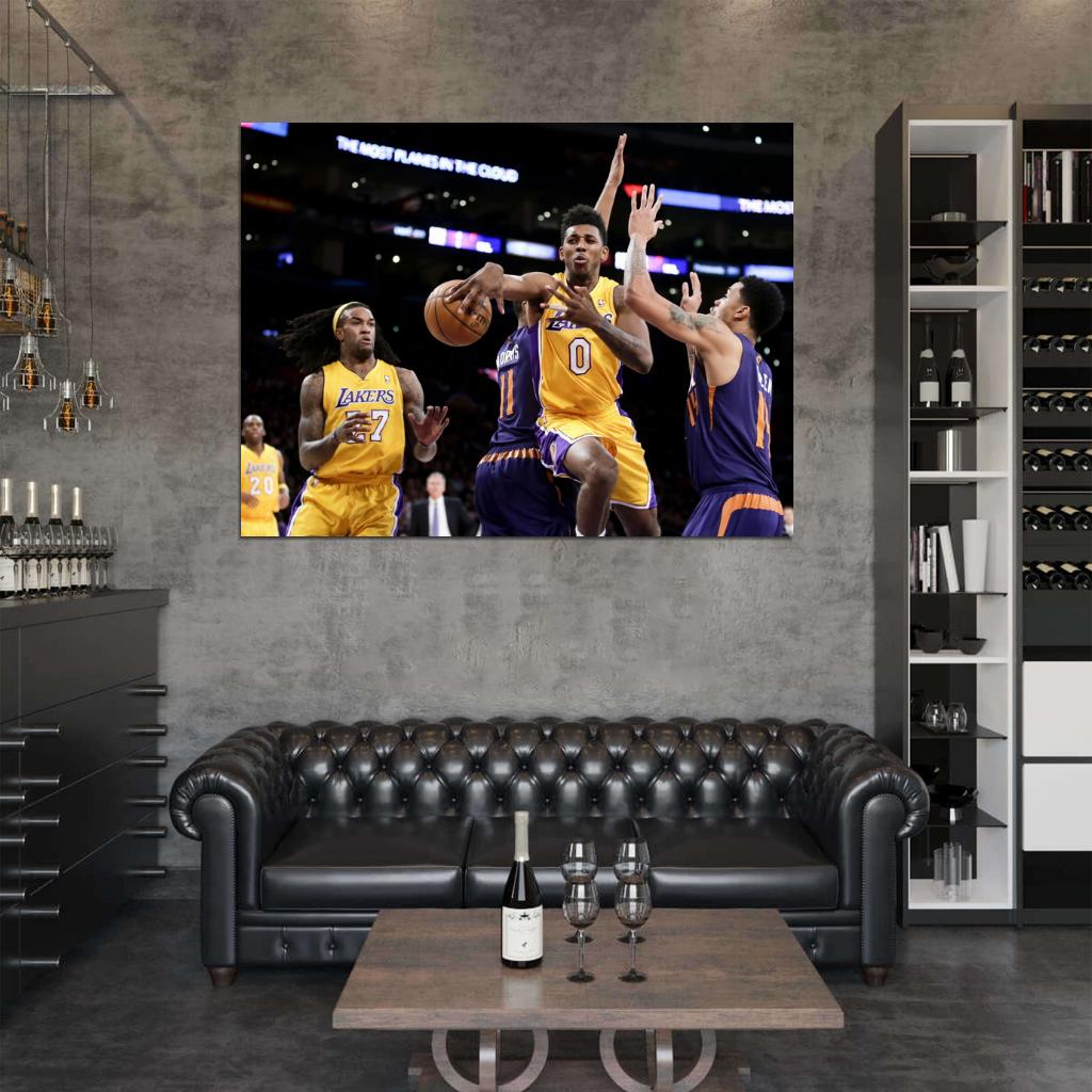 Nick Young Pass Swaggy P Los Angeles Wall Art Print Poster