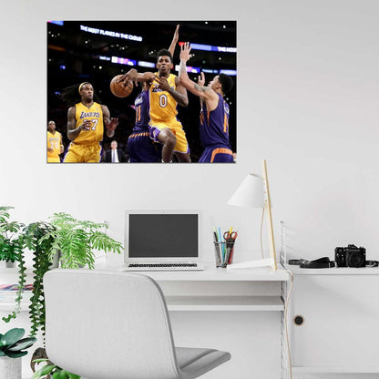 Nick Young Pass Swaggy P Los Angeles Wall Art Print Poster