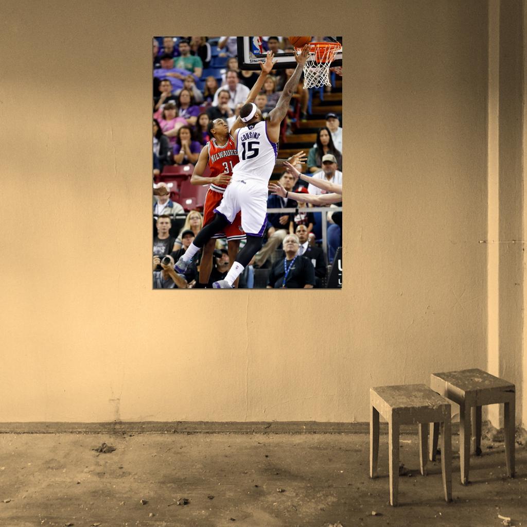 DeMarcus Cousins Basketball Wall Art Print Poster